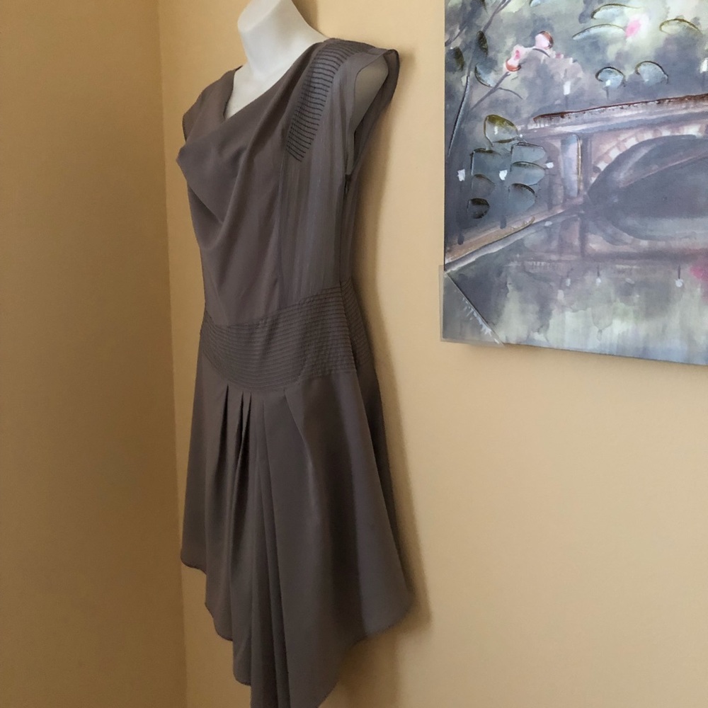 Boutique purchased sheer grey biased cut dress